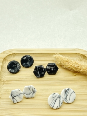 Clous hexagonaux marbrés