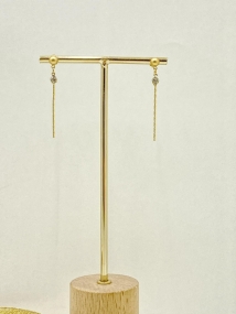 Clous d'oreille petite boule d'or